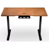 ENDORFY Atlas S Electric in hoogte verstelbaar bureau walnoot/zwart 120x60 cm