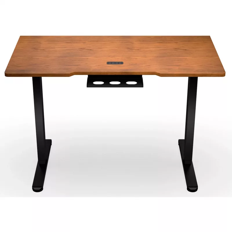 ENDORFY Atlas S Electric in hoogte verstelbaar bureau walnoot/zwart 120x60 cm