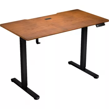 ENDORFY Atlas S Electric in hoogte verstelbaar bureau walnoot/zwart 120x60 cm