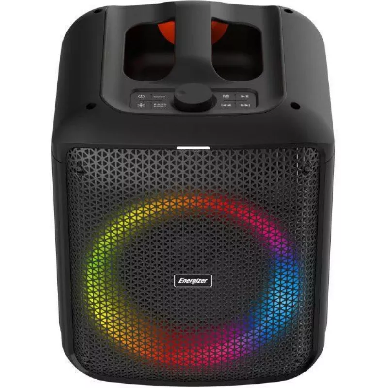 ENERGIZER draagbare Bluetooth-luidspreker 20W RGB LED FM-radio 6000mAh zwart