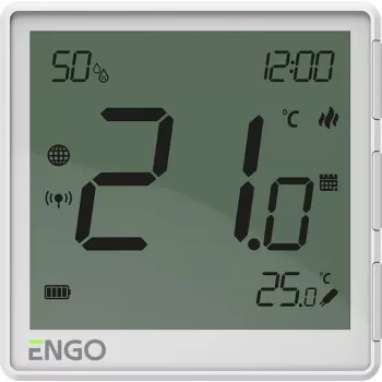 ENGO Controls EONE-BATW wit ZigBee draadloze ruimtethermostaat