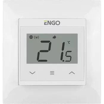 ENGO E55-W inbouw Wi-Fi temperatuurregelaar voor 55x55-kaders