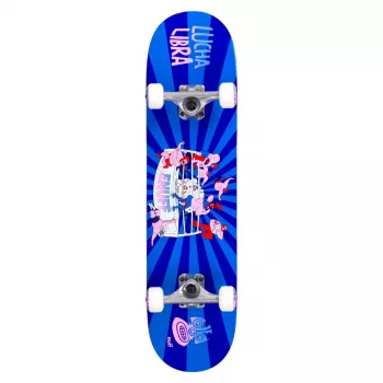 Enuff Lucha Libre 7.75 Compleet Skateboard Blauw-Roze
