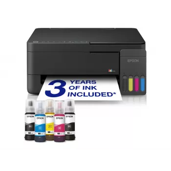 Epson EcoTank L3350 inkjet kleuren-multifunctionele printer A4 Wi-Fi zwart