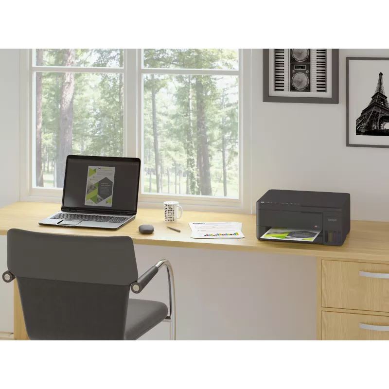 Epson EcoTank L3352 A4 Wi-Fi kleuren-multifunctionele inkjetprinter met navulbare inkttanks (C11CL62426)