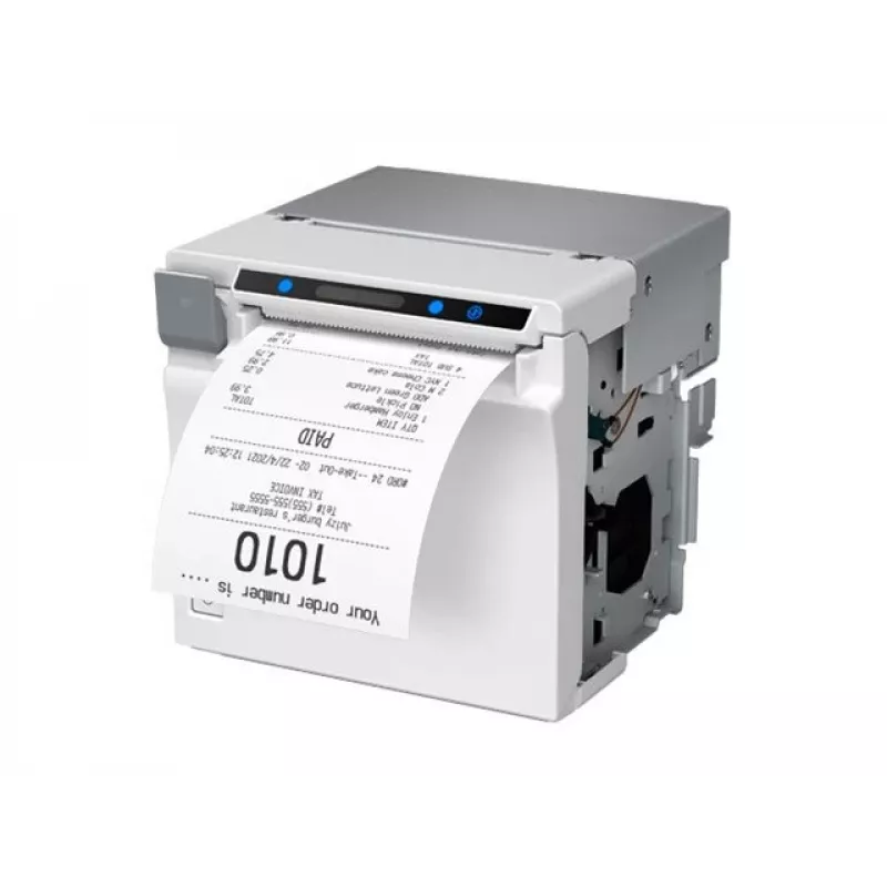 Epson EU-m30 (001) thermische printer voor bonnen - USB + serieel, wit, zonder voeding, zonder kabel
