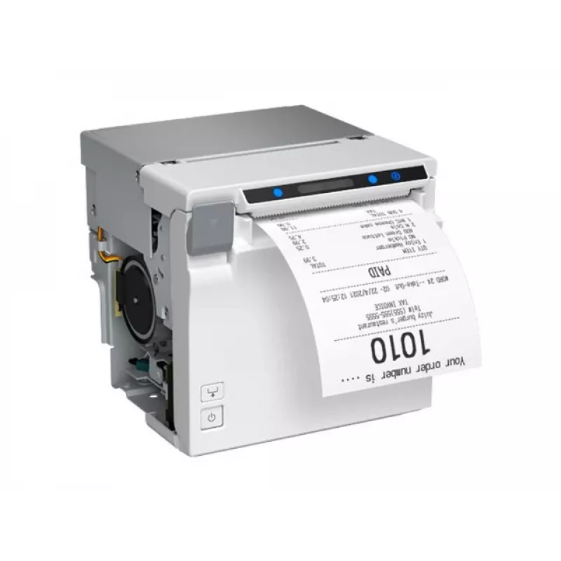 Epson EU-m30 (001) thermische printer voor bonnen - USB + serieel, wit, zonder voeding, zonder kabel