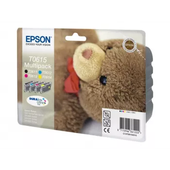 Epson T0615 Multipack Inktpatronen - 4-pack - 32 ml - Zwart, Geel, Cyaan, Magenta