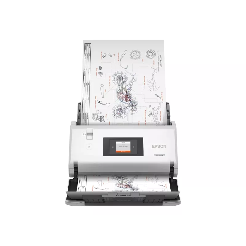 Epson WorkForce DS-30000 A3 duplex documentenscanner 70ppm 600dpi USB 3.0