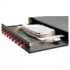 Equip 12-Port Glasvezel Lasbox, LC Duplex, OM4, 1U, gevuld, zwart
