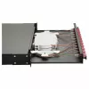 Equip 12-Port Glasvezel Lasbox, LC Duplex, OM4, 1U, gevuld, zwart