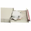 Equip 12-poorts glasvezel-lasbox, LC duplex, OM4, 1U, voorzien van connectoren, grijs