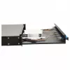 Equip 12-poorts glasvezel splicebox, LC duplex, OS2 singlemode, 1U rackmontage, uitgerust, zwart