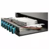 Equip 12-poorts glasvezel splicebox, SC duplex, OM3, 1U, gevuld, zwart