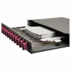 Equip 12-Port Glasvezel Lasbox, SC Duplex, OM4, 1U, gevuld, Zwart
