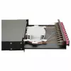 Equip 12-Port Glasvezel Lasbox, SC Duplex, OM4, 1U, gevuld, Zwart