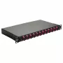 Equip 12-Port Glasvezel Lasbox, SC Duplex, OM4, 1U, gevuld, Zwart