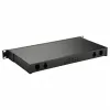 Equip 19 inch 1U glasvezel-space-box zonder paneel, staal zwart