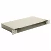 EQUIP 19 inch glasvezel-Space-Box-behuizing, 1U, staal, groen, zonder paneel