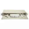 EQUIP 19 inch glasvezel-Space-Box-behuizing, 1U, staal, groen, zonder paneel