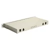 EQUIP 19 inch glasvezel-Space-Box-behuizing, 1U, staal, groen, zonder paneel