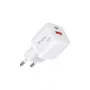 Equip 2-poorts USB-C PD3.0/USB-A GaN wandlader 20W, Wit, verpakking van 25 stuks