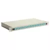 Equip 24-poorts glasvezel splicebox, LC Duplex, OM3, 1U, bestukt, grijs