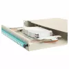 Equip 24-poorts glasvezel splicebox, LC Duplex, OM3, 1U, bestukt, grijs
