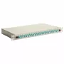 Equip 24-poorts glasvezel splicebox, LC Duplex, OM3, 1U, bestukt, grijs