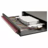 Equip 24-poorts glasvezel splicebox, LC Duplex, OM4, 1U, bestückt, zwart