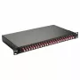 Equip 24-poorts glasvezel splicebox, LC Duplex, OM4, 1U, bestückt, zwart