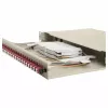 Equip 24-poorts glasvezel splicebox, LC duplex, OM4, 1U, gevuld, grijs