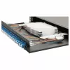 Equip 24-poorts glasvezel splicebox, LC duplex, OS2, 1U, gevuld, zwart