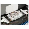 Equip 24-poorts glasvezel splicebox, LC duplex, OS2, 1U, gevuld, zwart