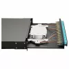 Equip 24-poorts glasvezel-lasbox, SC duplex, OM3, 1U, gevuld, zwart