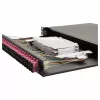 Equip 24-poorts glasvezel splicebox, SC duplex, OM4, 1U, gepatcht, zwart