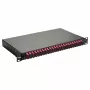 Equip 24-poorts glasvezel splicebox, SC duplex, OM4, 1U, gepatcht, zwart