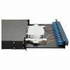 Equip 24-poorts glasvezel-lasbox, SC duplex, OS2, 1U, gevuld, zwart