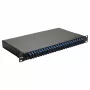Equip 24-poorts glasvezel-lasbox, SC duplex, OS2, 1U, gevuld, zwart