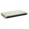 Equip 24-poorts glasvezel splicebox, SC duplex, OS2, 1U, bestukt, grijs