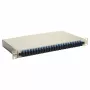 Equip 24-poorts glasvezel splicebox, SC duplex, OS2, 1U, bestukt, grijs