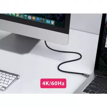 EQUIP 578203 USB-C naar USB-C actieve optische kabel 7,5 m 4K@60Hz 10Gbit/s PD 60 W zwart