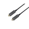 EQUIP 578203 USB-C naar USB-C actieve optische kabel 7,5 m 4K@60Hz 10Gbit/s PD 60 W zwart