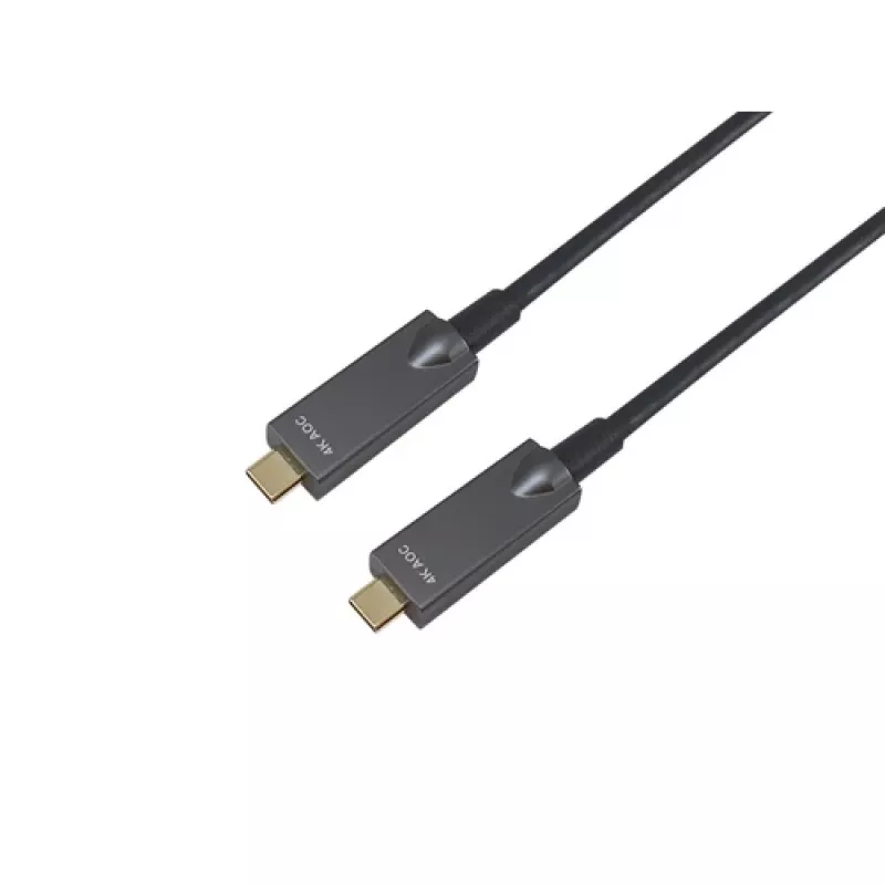 EQUIP 578203 USB-C naar USB-C actieve optische kabel 7,5 m 4K@60Hz 10Gbit/s PD 60 W zwart