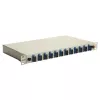 Equip 591911 12-poorts SC duplex glasvezel-lasbox, OS2, 1U, compleet uitgerust, grijs