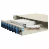 Equip 591911 12-poorts SC duplex glasvezel-lasbox, OS2, 1U, compleet uitgerust, grijs
