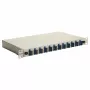 Equip 591911 12-poorts SC duplex glasvezel-lasbox, OS2, 1U, compleet uitgerust, grijs
