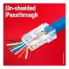 Equip Cat.6A RJ45 afgeschermde veldmonteerbare stekker zonder gereedschap (100-pack)