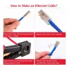 Equip Cat6 RJ45 UTP Unshielded Connector Kit (100 stuks) - Transparant