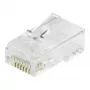 Equip Cat6 RJ45 UTP Unshielded Connector Kit (100 stuks) - Transparant